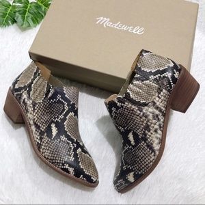 Madewell Sonia Low Leather Chelsea Boots Heather